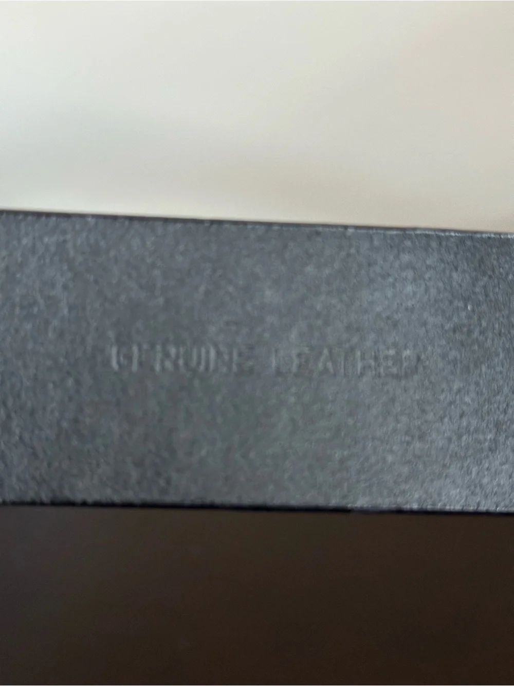 DKNY Black Genuine Leather Belt Silver Buckle